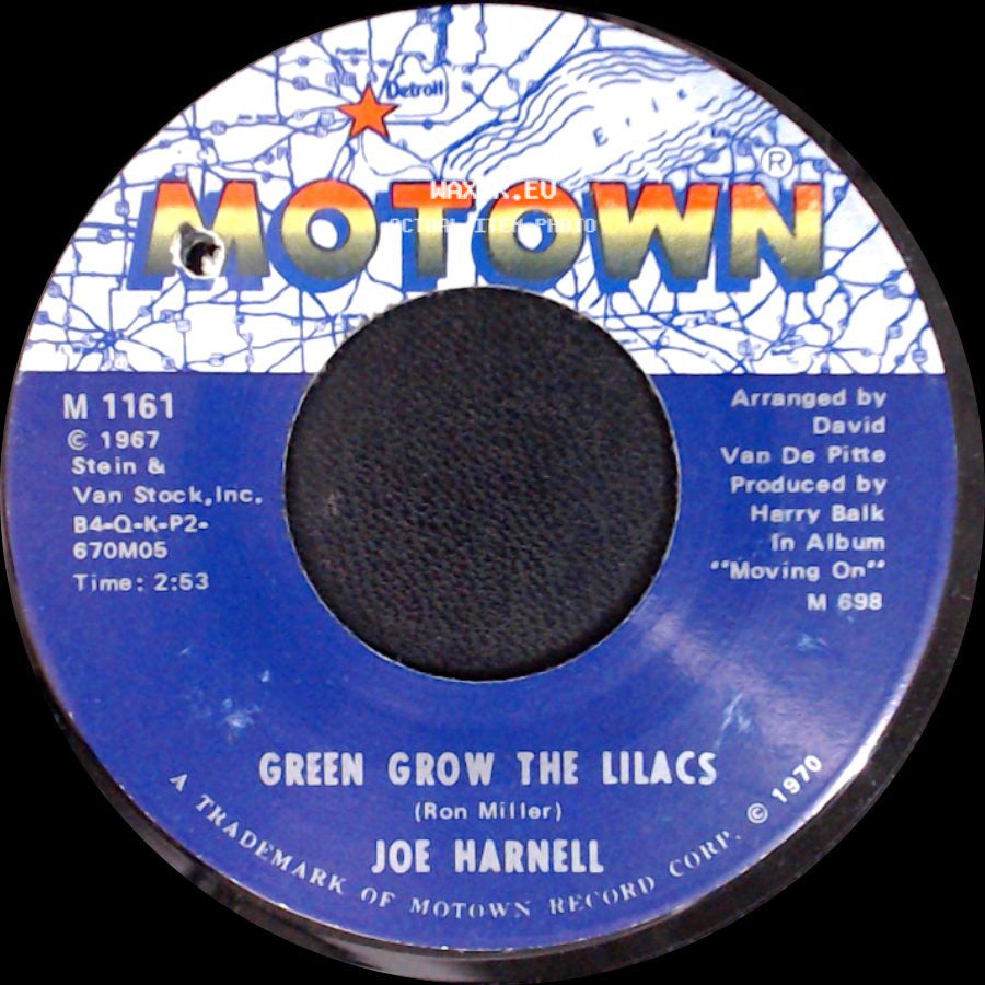 Joe Harnell - My Cherie Amour / Green Grow The Lilacs side B