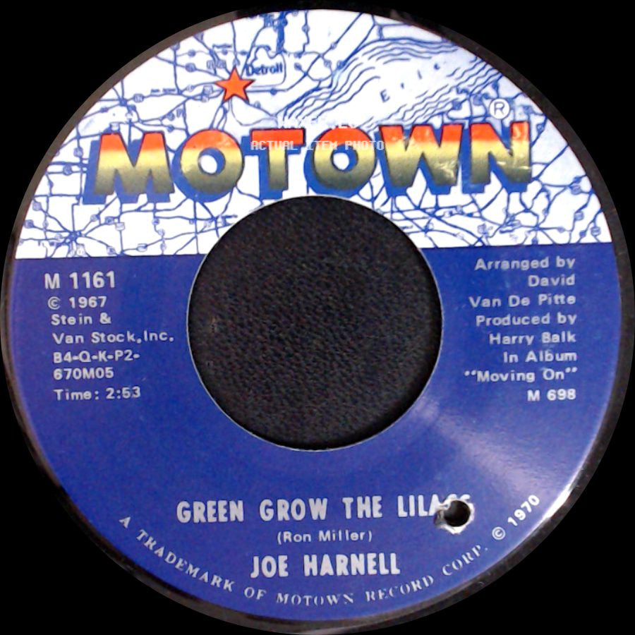 Joe Marnell / Joe Harnell - My Cherie Amour / Green Grow The Lilacs side B