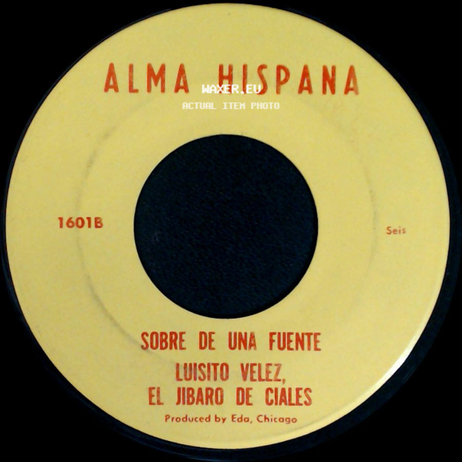 Luisito Velez, El Jibaro De Ciales - Madre Ausente / Sobre De Una Fuente side B