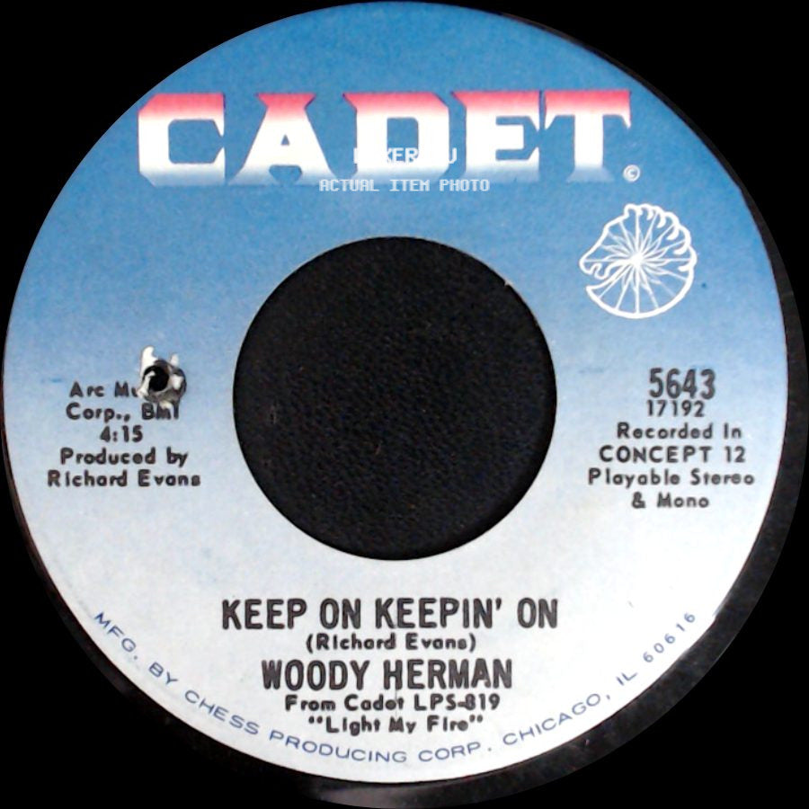 Woody Herman - Keep On Keepin' On / Pontieo side A