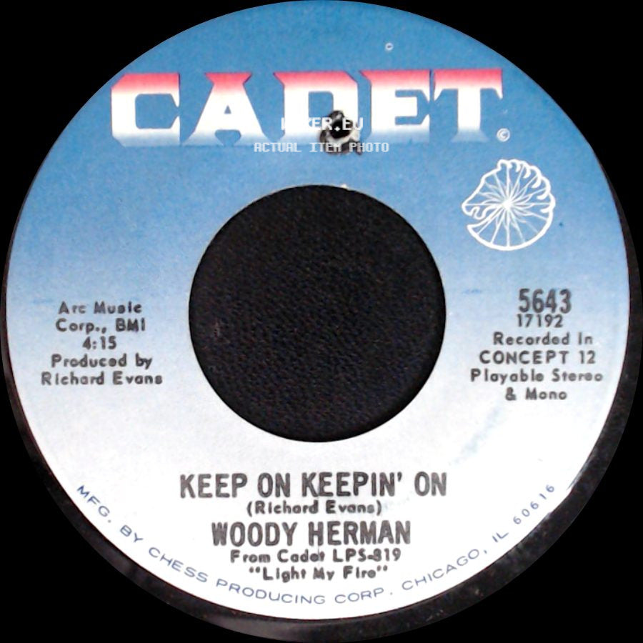 Woody Herman - Keep On Keepin' On / Pontieo side A