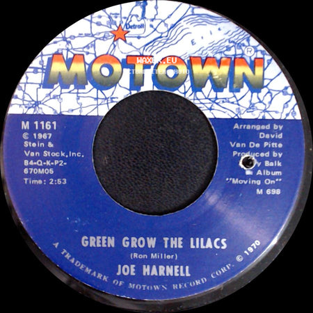 Joe Harnell - My Cherie Amour / Green Grow The Lilacs side B