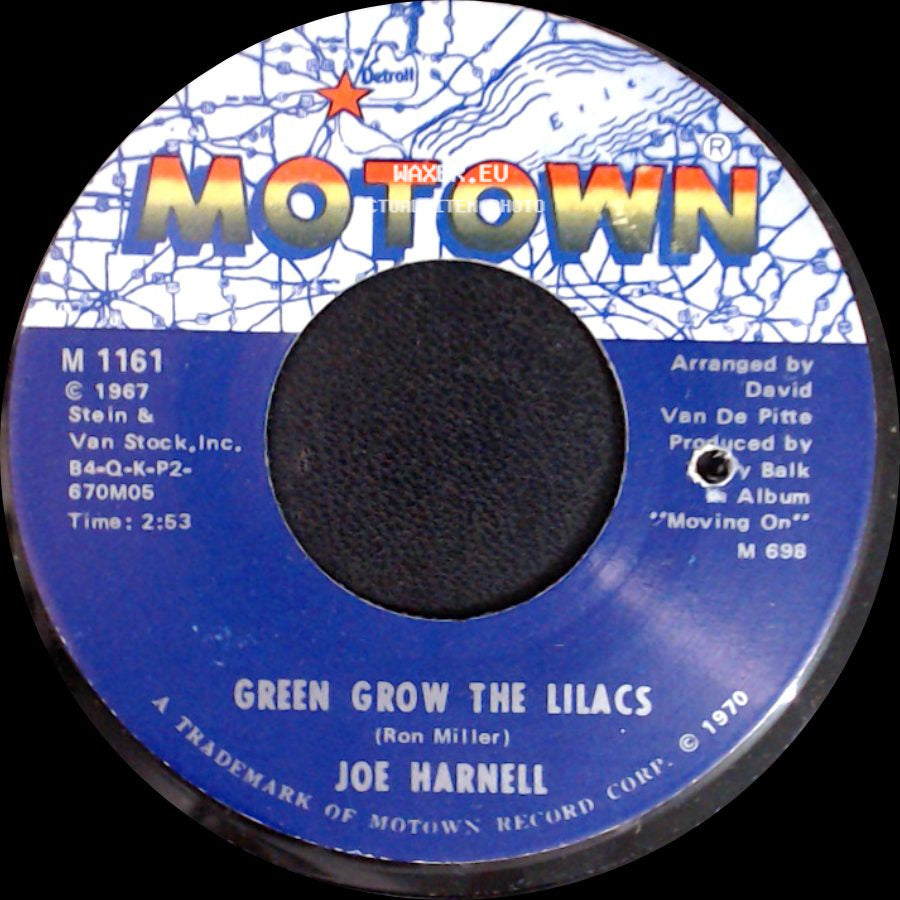 Joe Harnell - My Cherie Amour / Green Grow The Lilacs side B