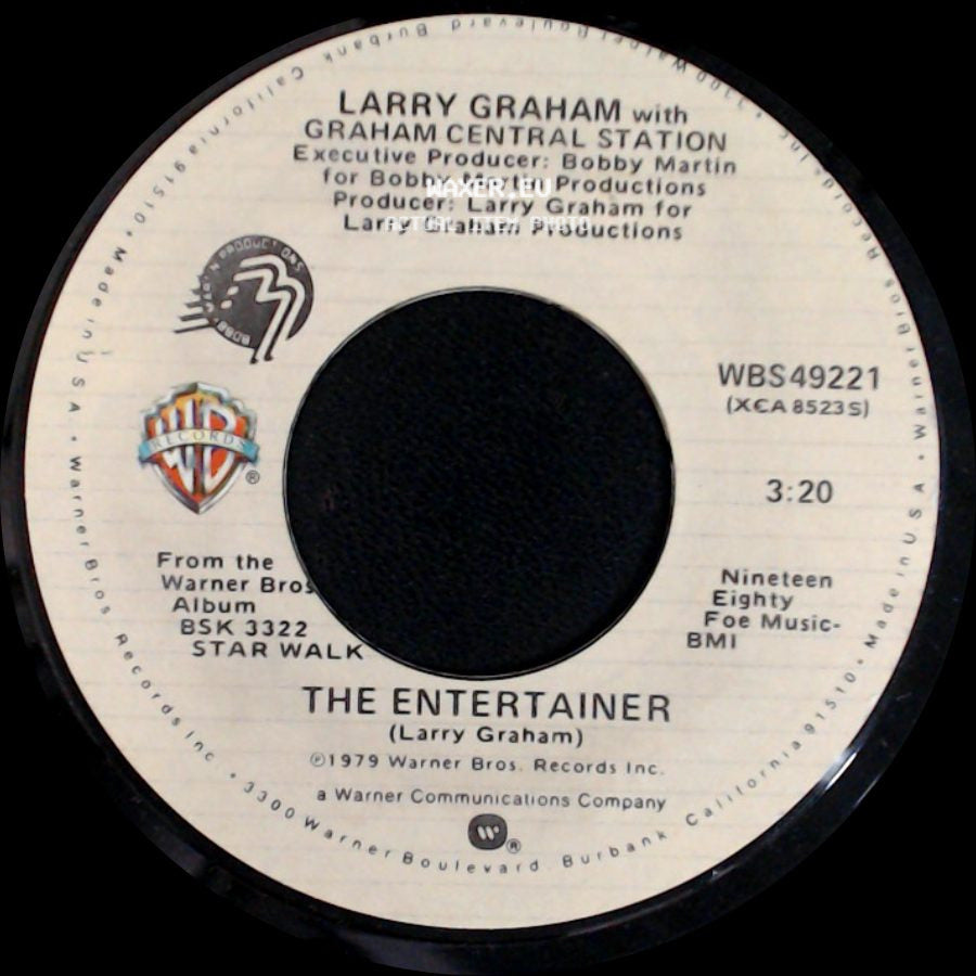 Larry Graham With Graham Central Station / Larry Graham - The Entertainer / One In A Million You side A