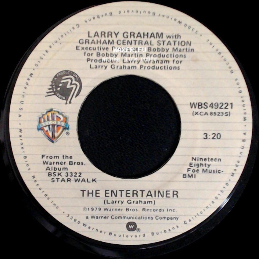 Larry Graham With Graham Central Station / Larry Graham - The Entertainer / One In A Million You side A