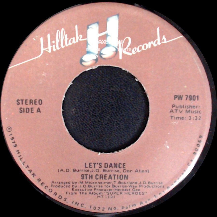 9Th Creation - Let's Dance / Shucks, You're Fine side A