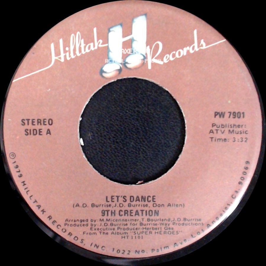 9Th Creation - Let's Dance / Shucks, You're Fine side A