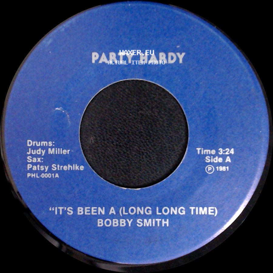 Bobby Smith - It's Been A (Long Long Time) / Finally (Someone Understands Me) side A