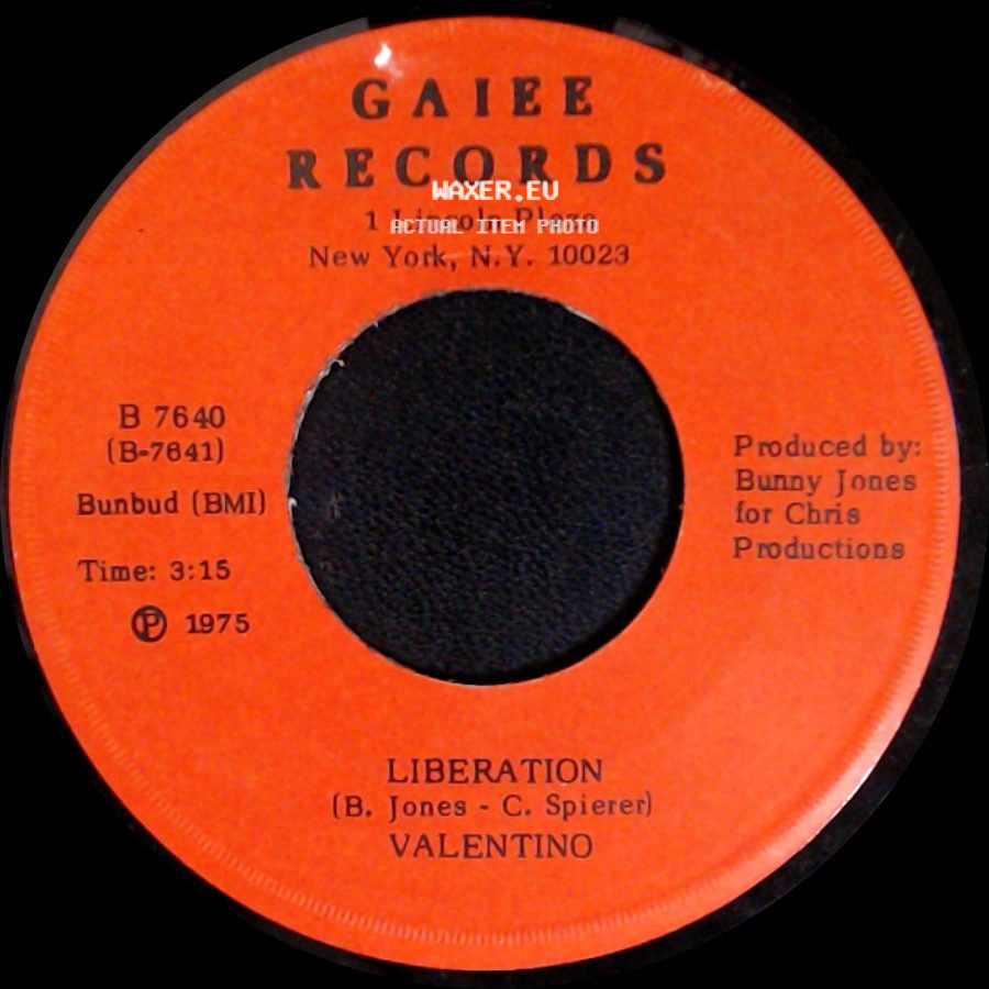 Valentino - Liberation / I Was Born This Way side A