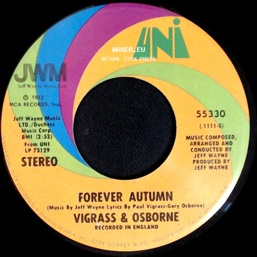 Vigrass & Osborne - Forever Autumn / Men Of Learning side A
