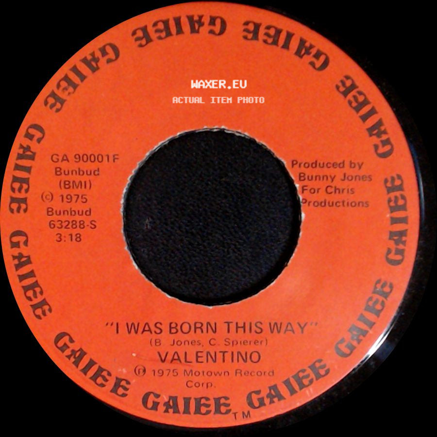 Valentino - I Was Born This Way / Liberation side A