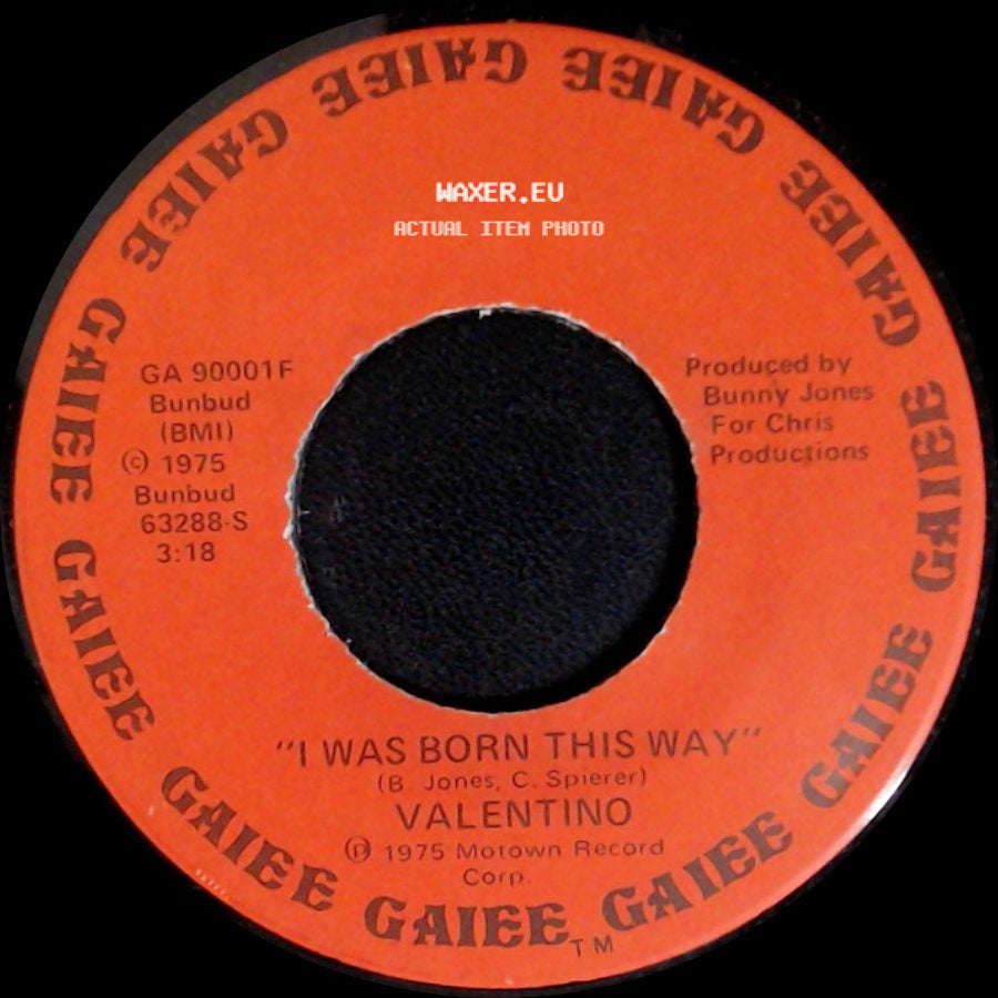 Valentino - I Was Born This Way / Liberation side A