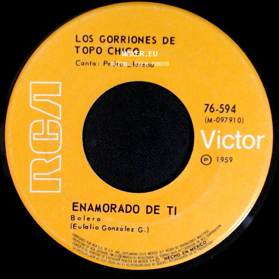 Los Gorriones De Topo Chico - Enamorado De Ti / Dime Que Si side A