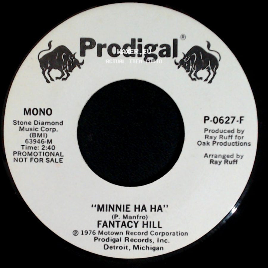 Fantacy Hill - "Minnie Ha Ha" / Minnie Ha Ha side A