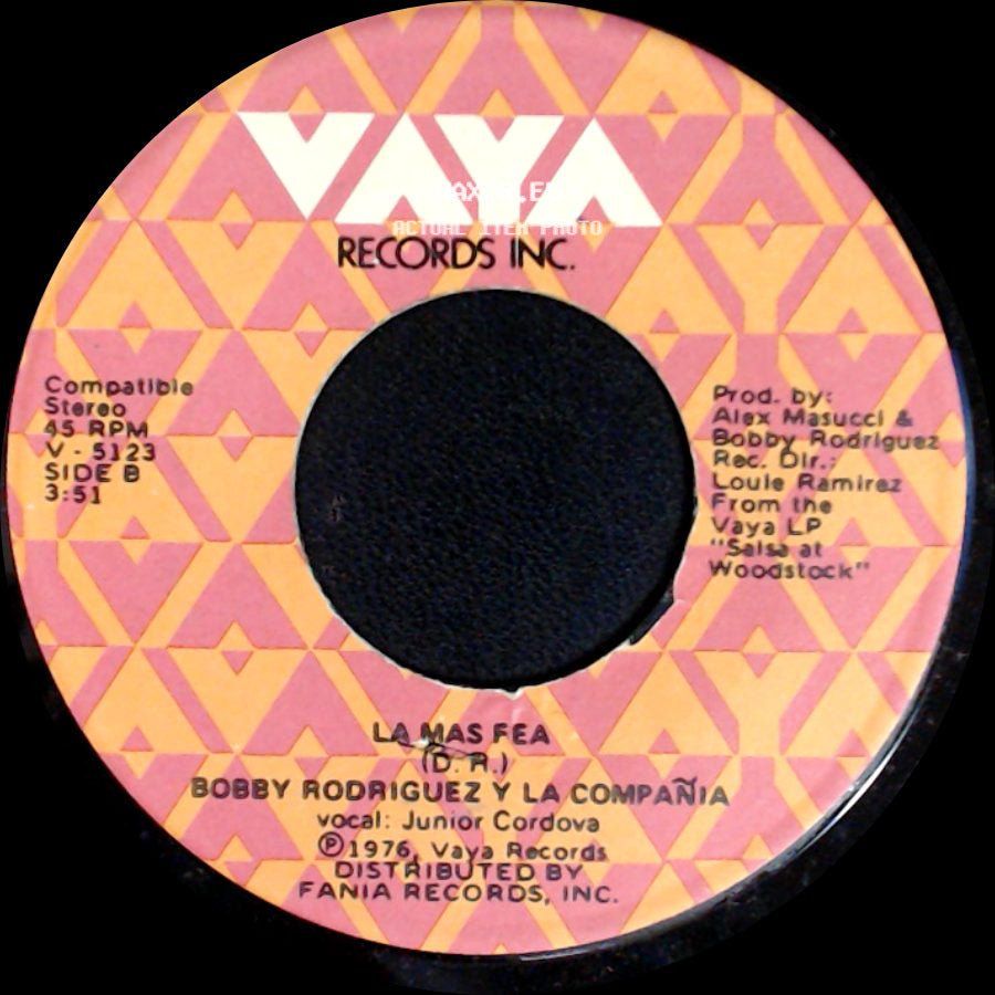 Bobby Rodriguez Y La Compañia - What Happened / La Mas Fea side B