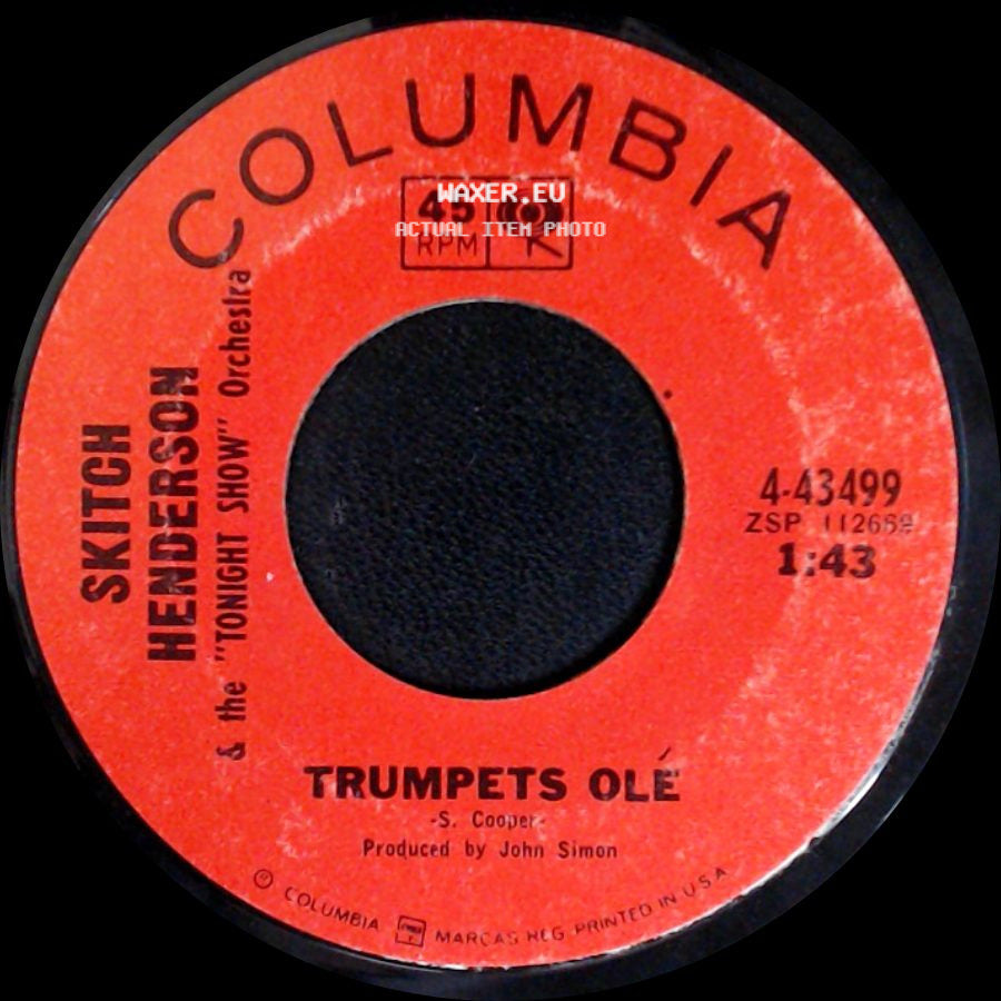 Skitch Henderson & The "Tonight Show" Orchestra - Oh, Yeah / Trumpets Olé side B
