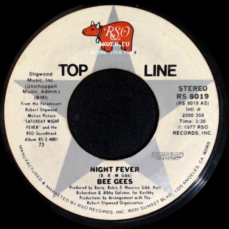 Bee Gees - More Than A Woman / Night Fever side B