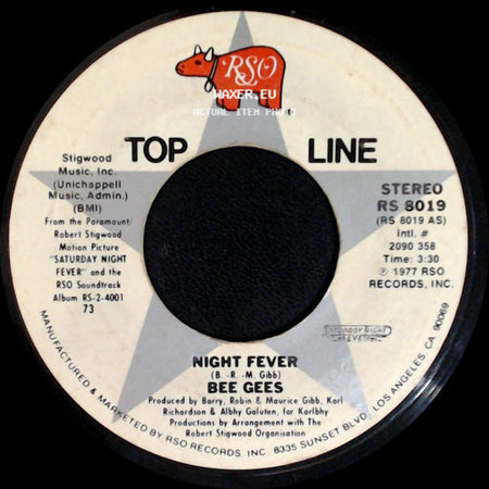 Bee Gees - More Than A Woman / Night Fever side B