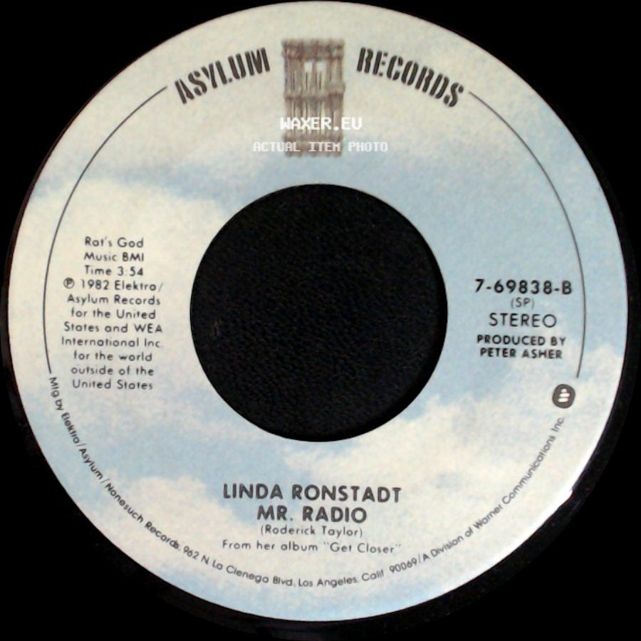 Linda Ronstadt - Easy For You To Say / Mr. Radio side B