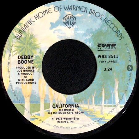 Debby Boone - California / Hey Everybody side A