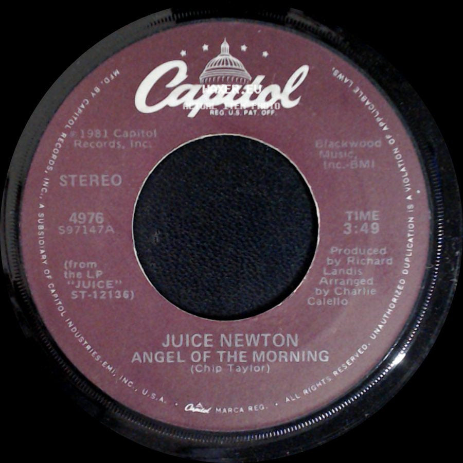 Juice Newton - Headin' For A Heartache / Angel Of The Morning side B