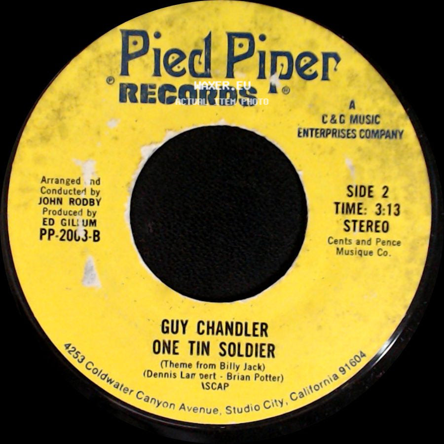 Guy Chandler - Someday, Little Children / One Tin Soldier side B