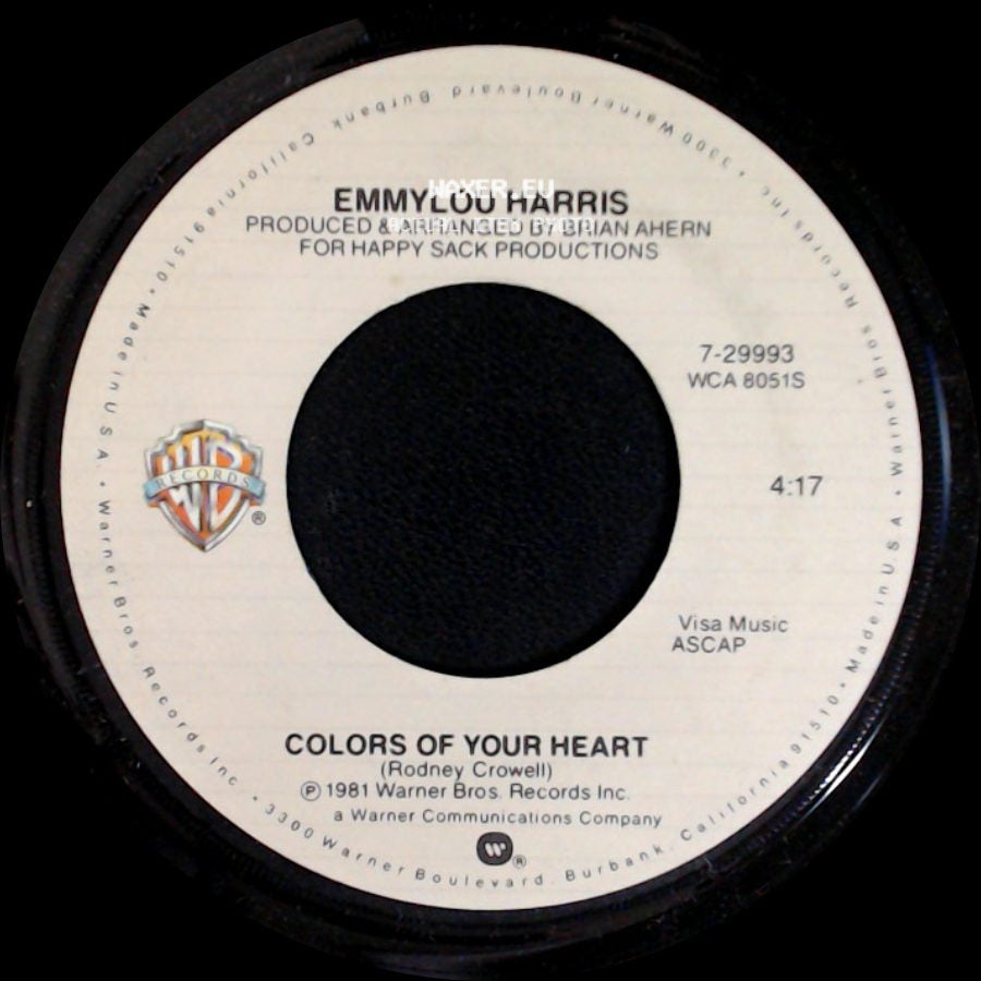 Emmylou Harris - Colors Of Your Heart / Born To Run side A