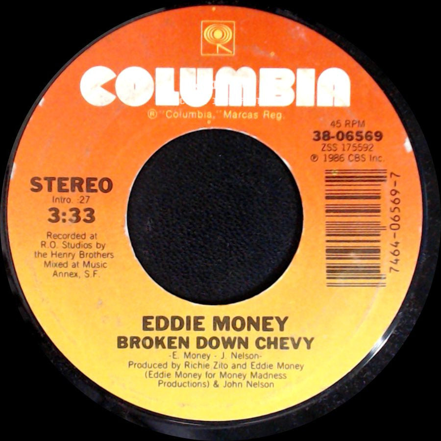 Eddie Money - I Wanna Go Back / Broken Down Chevy side B