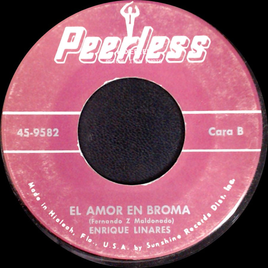 Enrique Linares - Esclavo / El Amor En Broma side B