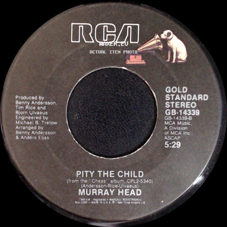 Murray Head - Pity The Child / One Night In Bangkok side A