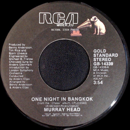 Murray Head - Pity The Child / One Night In Bangkok side B