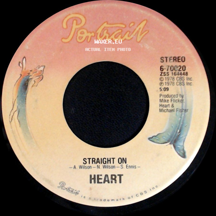 Heart - Lighter Touch / Straight On side B