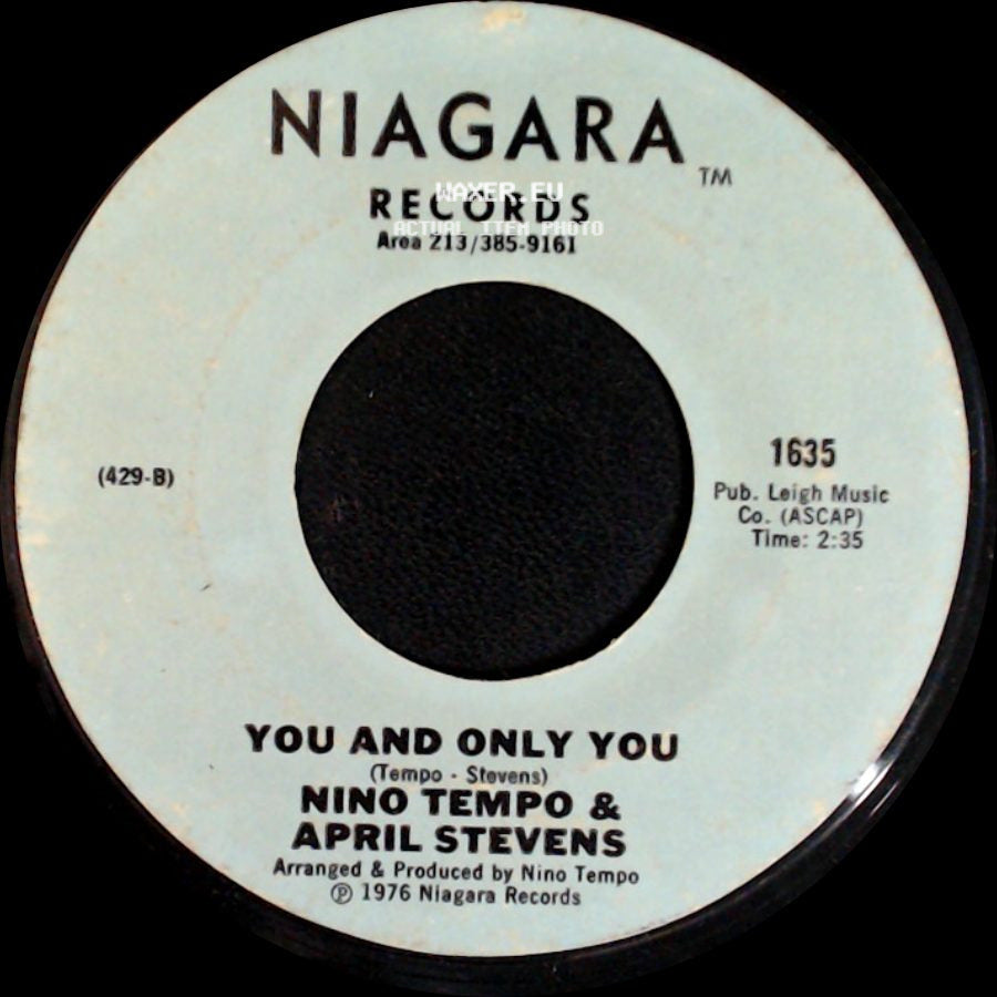 Nino Tempo & April Stevens - You And Only You / What Kind Of Fool Am I side A