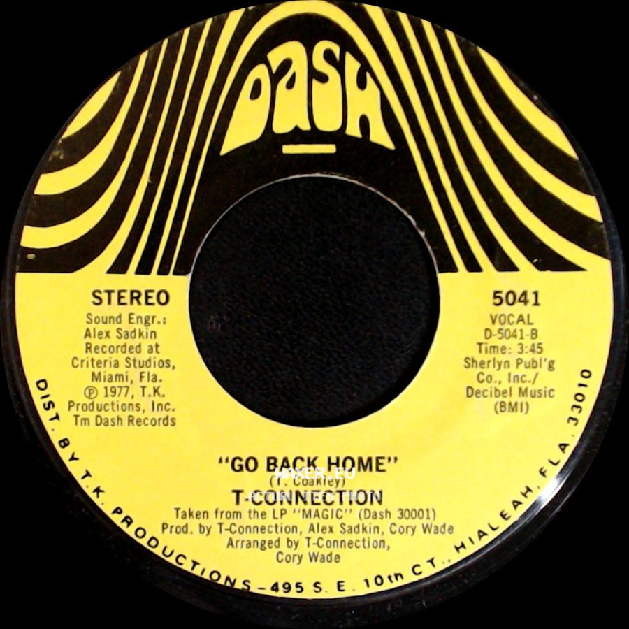 T-Connection - On Fire / Go Back Home side B