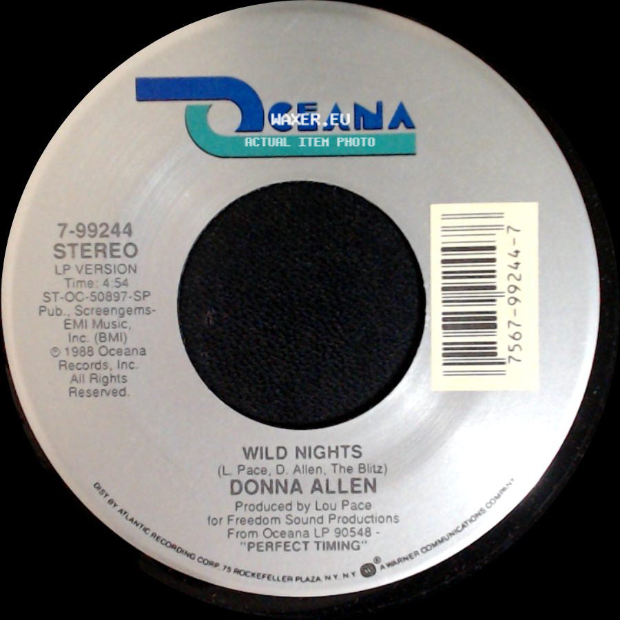Donna Allen - Wild Nights / Joy And Pain side A