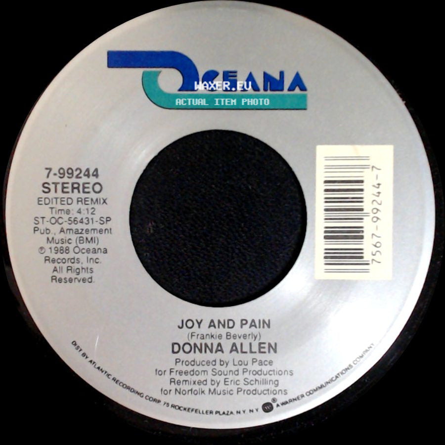 Donna Allen - Wild Nights / Joy And Pain side B