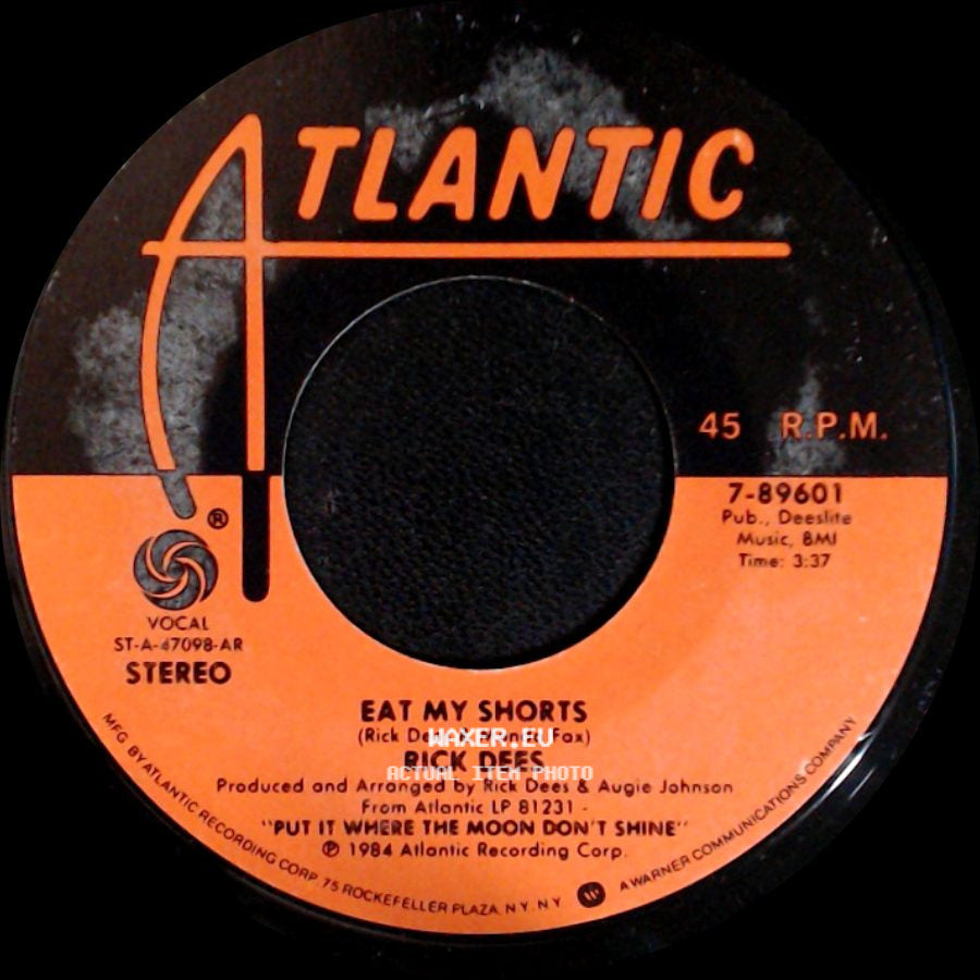 Rick Dees - Eat My Shorts / Get Nekked side A