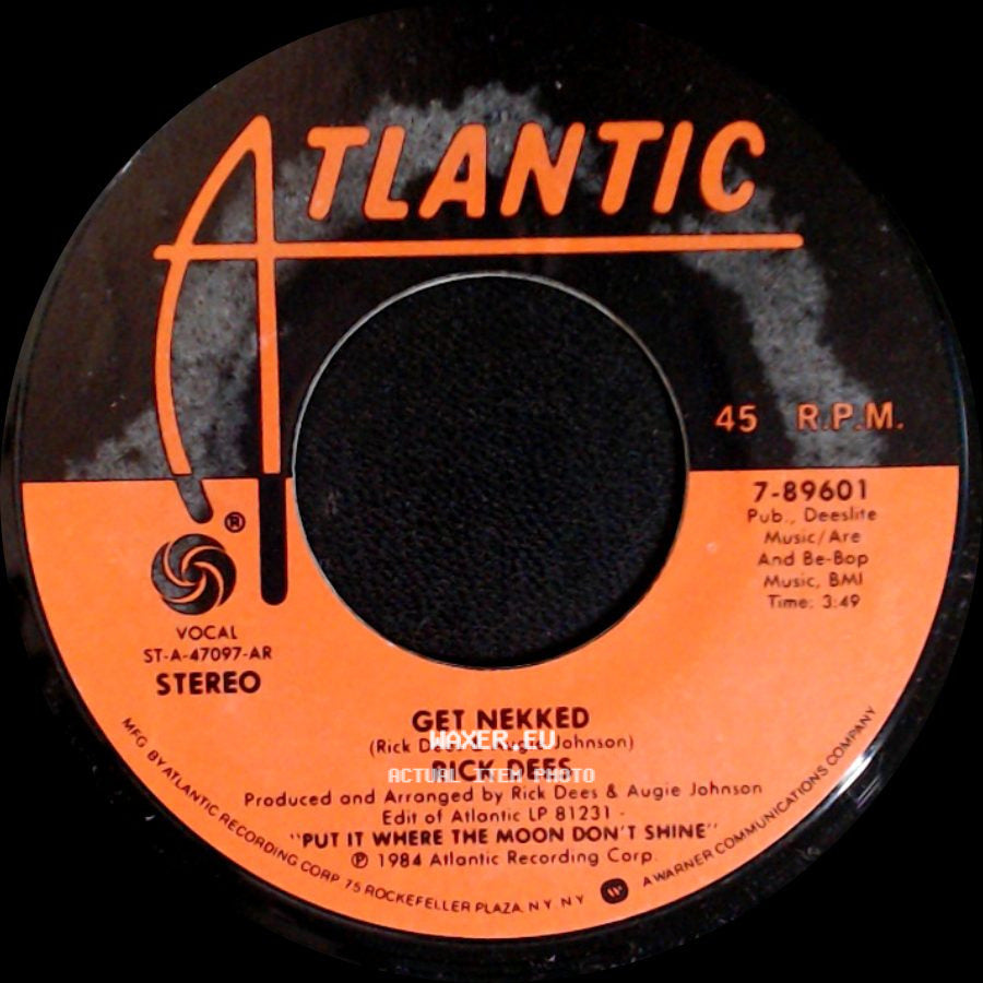 Rick Dees - Eat My Shorts / Get Nekked side B