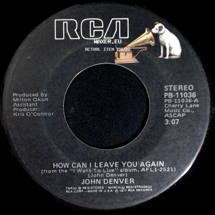 John Denver - To The Wild Country / How Can I Leave You Again side B