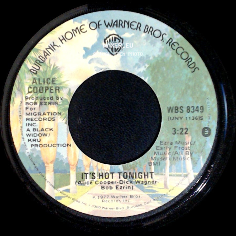Alice Cooper - You And Me / It's Hot Tonight side B