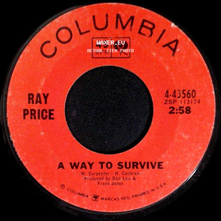 Ray Price - I'm Not Crazy Yet / A Way To Survive side B