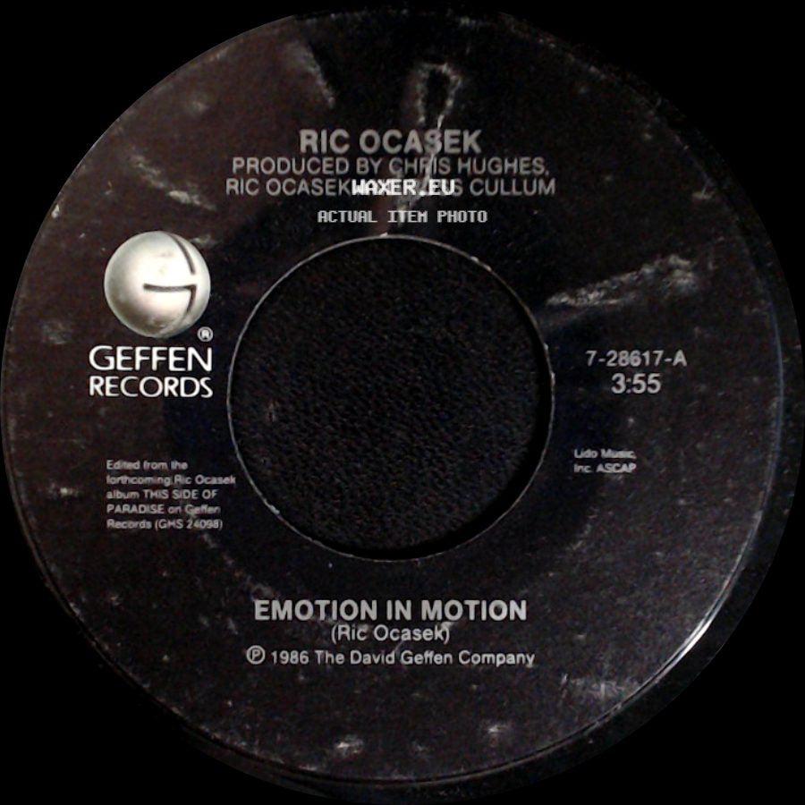Ric Ocasek - P.F.J. / Emotion In Motion side B