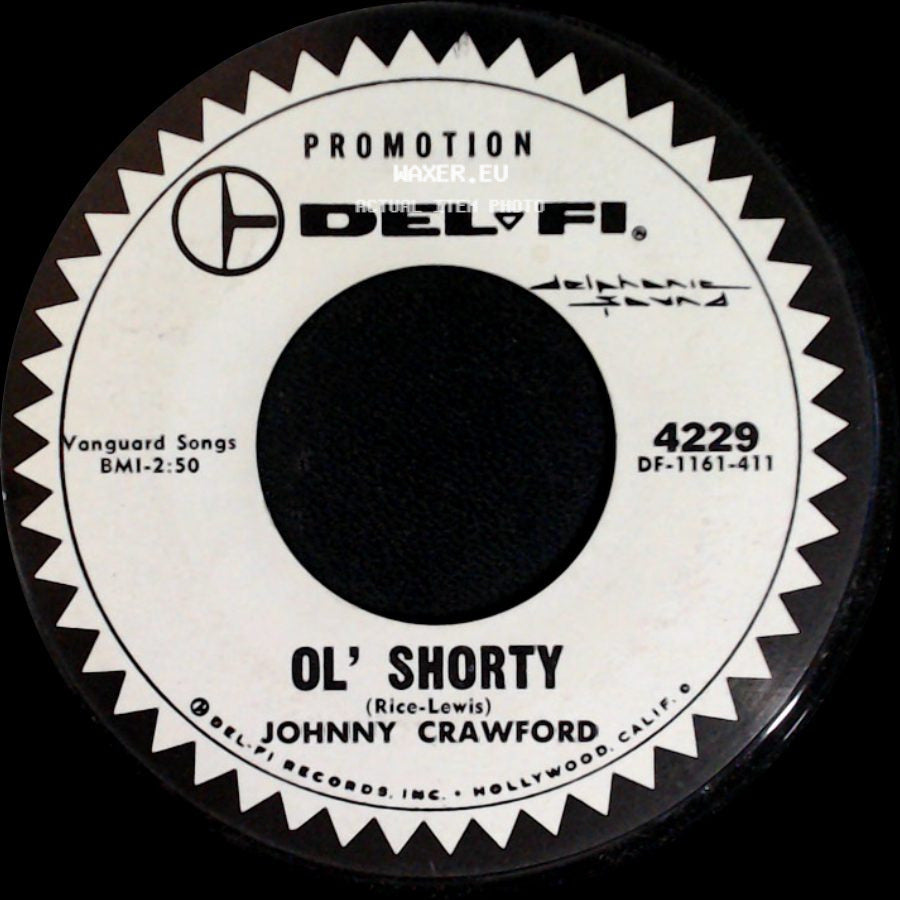 Johnny Crawford - Sandy / Ol' Shorty side B