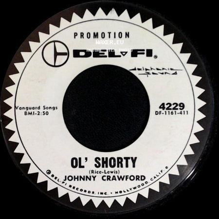Johnny Crawford - Sandy / Ol' Shorty side B
