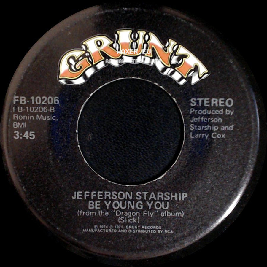 Jefferson Starship - Caroline / Be Young You side B