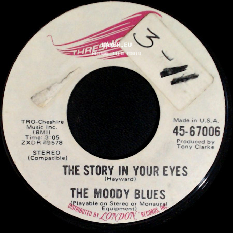 The Moody Blues - The Story In Your Eyes / Melancholy Man side A