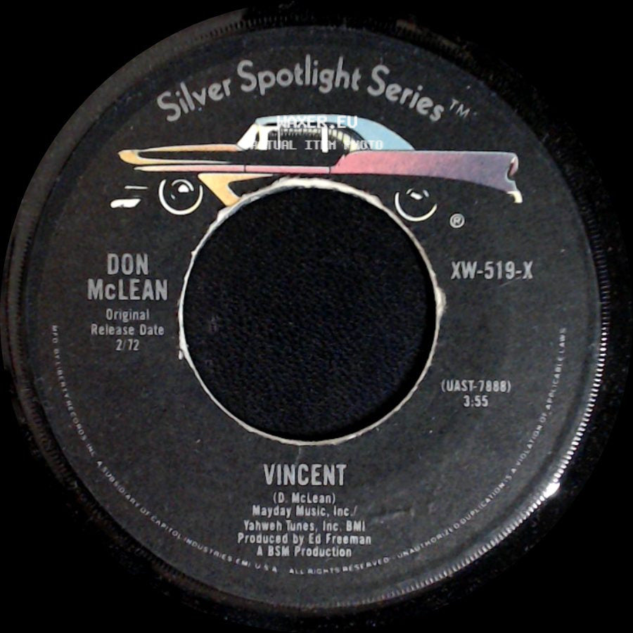 Don Mclean - Vincent / Dreidel side A