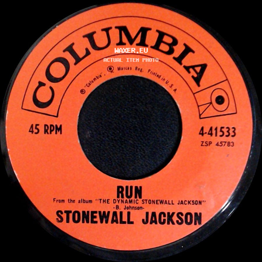 Stonewall Jackson - Mary Don't You Weep / Run side B