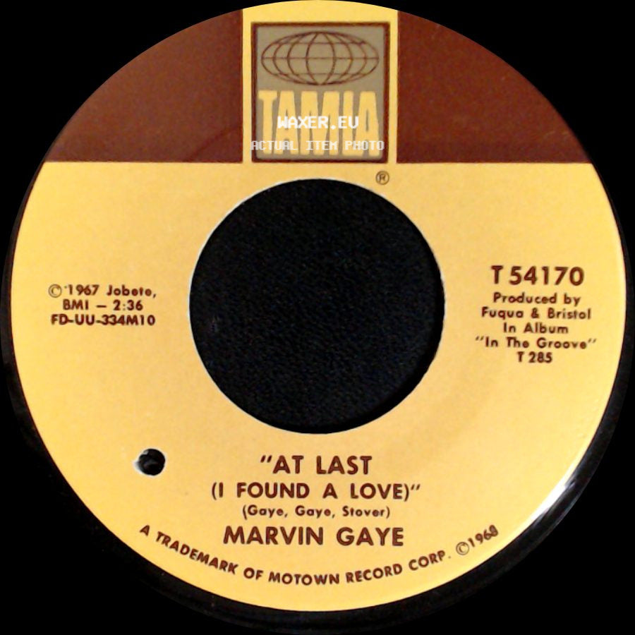 Marvin Gaye - Chained / At Last (I Found A Love) side B