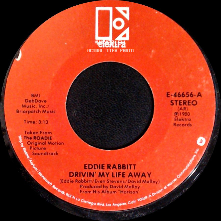 Eddie Rabbitt - Pretty Lady / Drivin' My Life Away side B